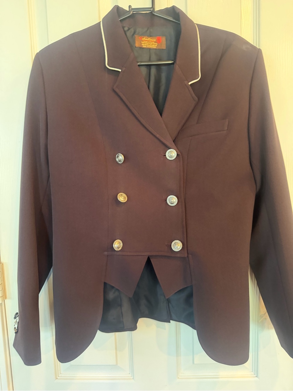 Adi Valentino Custom Women's Double-Breasted Equestrian Dressage Coat